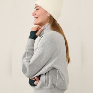 Athleta Forever Fleece 1/2 Zip Sweatshirt XL